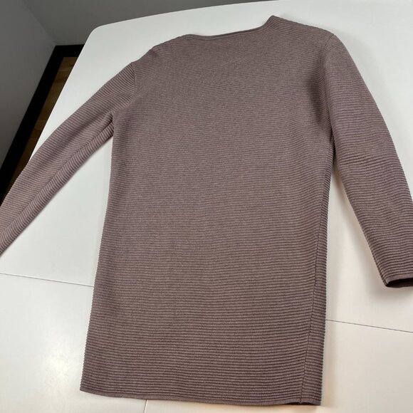 Wilfred Campanule Sweater Dress Ribbed Long Sleeve Aritzia Silk Cashmere size S - Picture 4 of 10